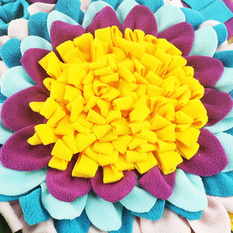 Sunflower Snuffle Mat | Interactive Boredom Buster for Dogs