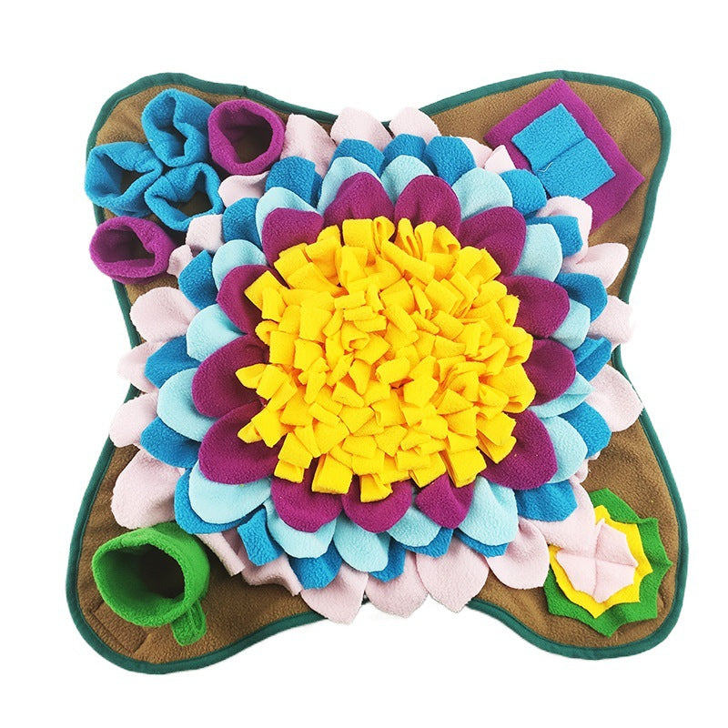 Sunflower Snuffle Mat | Interactive Boredom Buster for Dogs