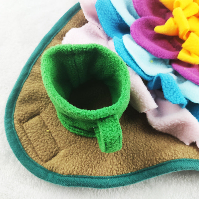 Sunflower Snuffle Mat | Interactive Boredom Buster for Dogs